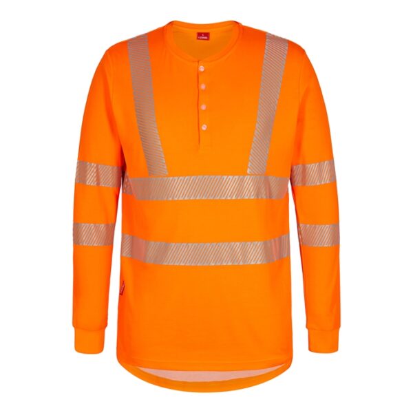 FE-Engel Safety Langærmet T-Shirt – Orange-4XL FE-Engel arbejds t-shirt