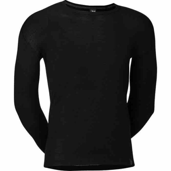 JBS uld undertrøje med lange ærmer sort-2XL JBS uld undertøj