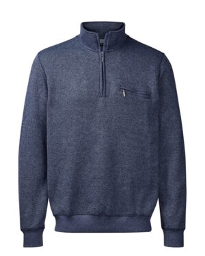 Belika Sweatshirt – Blue Melange Outlet arbejdstøj