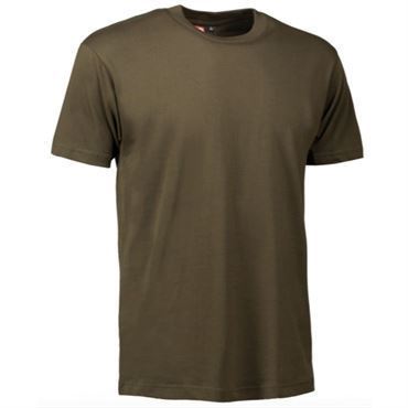 ID t-time t-shirt 0510 oliven grøn-Small ID t-shirts