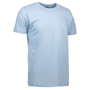 ID yes t-shirt fittet 2000 lys blå-3xl ID t-shirts