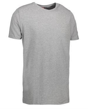 ID stretch t-shirt  0594 grå melange ID t-shirts