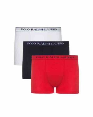 Ralph Lauren 3-pack trunks navy/red/white Polo Ralph Lauren