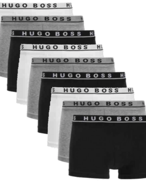 Hugo Boss 9-pack trunks 50325403-999 sort/grå/hvid_2X-Large Hugo Boss undertøj