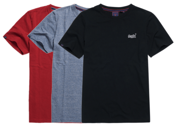 Superdry 3-pack t-shirt Outlet arbejdstøj