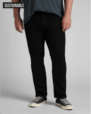 Lee jeans Brooklyn L452HFAE Clean Black_32W/32L Lee BROOKLYN STRAIGHT - Classic fit