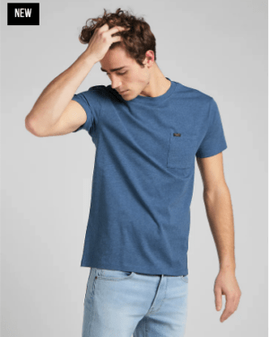 Lee ultimate pocket tee Blue union Lee t-shirts