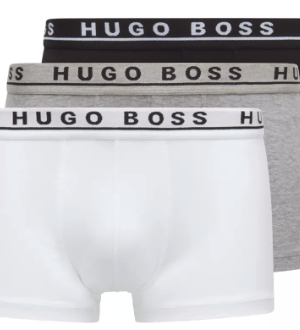 Hugo Boss 3-pack trunks 50325403-487 sort/grå/hvid_2X-Large Hugo Boss undertøj