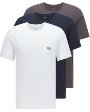 Hugo Boss 3-pack t-shirts 50325887 961 Grey/Navy/White logo_Small Hugo Boss undertøj