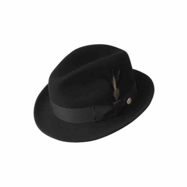 Headzone Baileys Tino Black felt hat_Large H2O Hatte