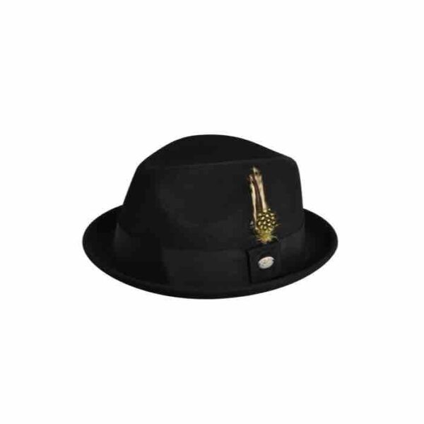 Headzone Baileys Cloyd Black felt hat_Large H2O Hatte