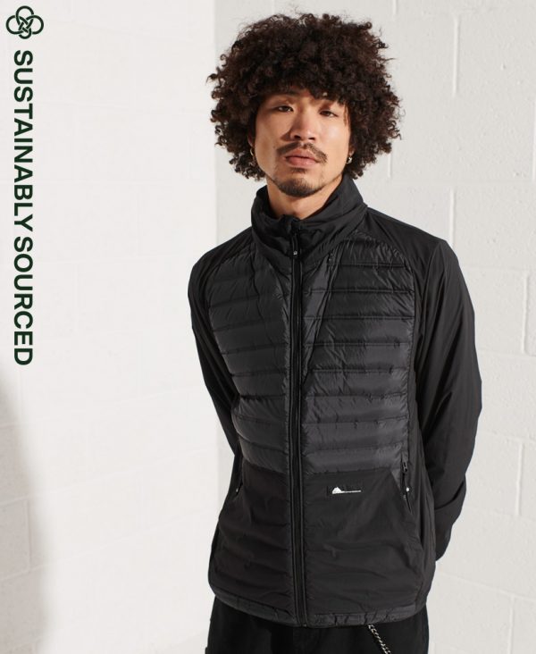 Superdry hybrid hooded down jacket_X-Large Superdry trøjer