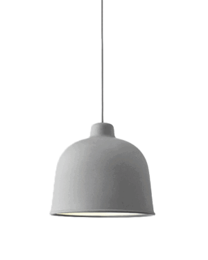 Muuto Grain Pendel Grå Pendel lampe