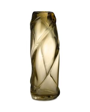 Ferm Living Water Swirl Vase Høj Lys Gul al-home-vaser-skaale