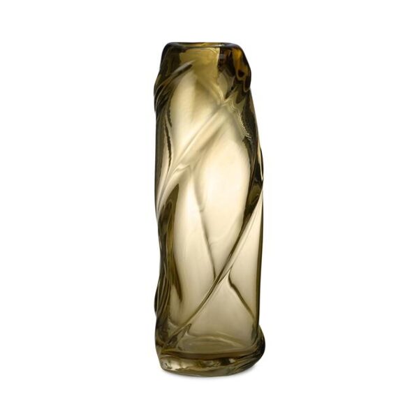 Ferm Living Water Swirl Vase Høj Lys Gul al-home-vaser-skaale