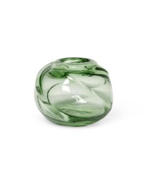 Ferm Living Water Swirl Vase Rund Genbrugsglas al-home-vaser-skaale