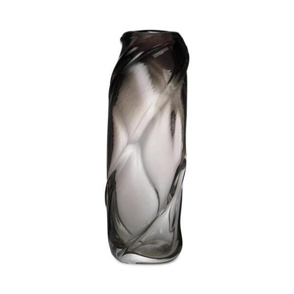 Ferm Living Water Swirl Vase Høj Røg Grå al-home-vaser-skaale