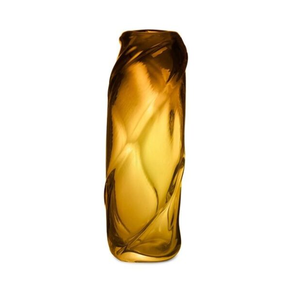 Ferm Living Water Swirl Vase Høj Rav al-home-vaser-skaale