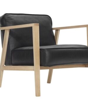 Andersen Furniture LC1 Lænestol Egetræ/Sort Læder al-laenestole