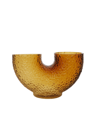 AYTM ARURA Lav Vase Amber al-home-vaser-skaale