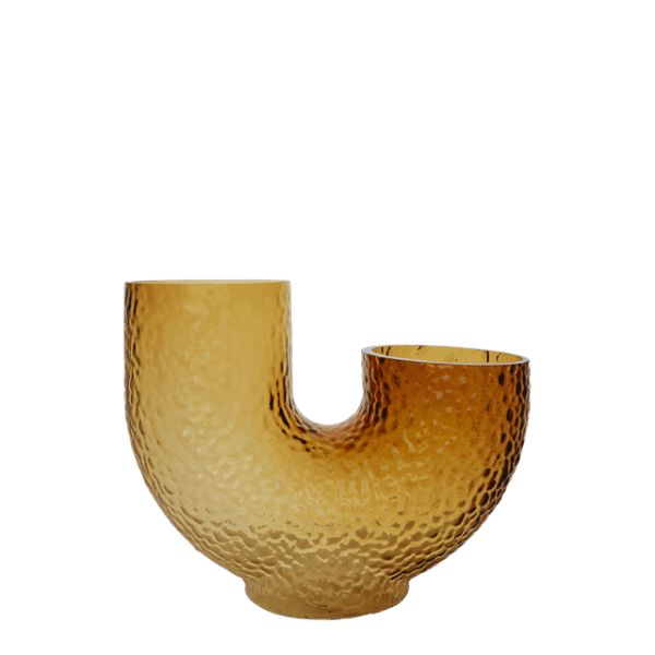 AYTM ARURA Medium Vase Amber al-home-vaser-skaale