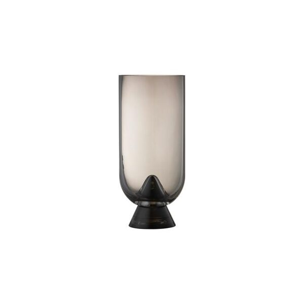 AYTM GLACIES Vase Sort H18 cm al-home-vaser-skaale