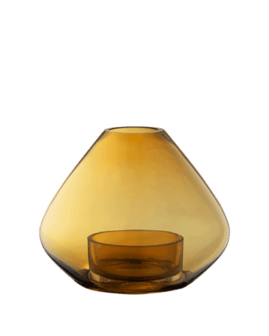 AYTM UNO Lanterne/Vase Amber H11,5 cm al-home-vaser-skaale