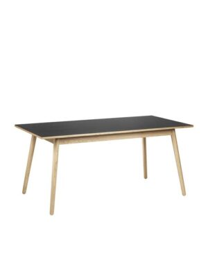 FDB Møbler C35B Spisebord 160 cm Sort Matlakeret Egetræ al-borde-spiseborde