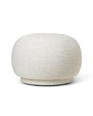 Ferm Living Rico Puf Bouclé Off White al-puffer