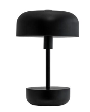 Dyberg Larsen Haipot LED Transportabel Lampe Sort al-transportable-lamper