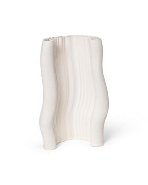 Ferm Living Moire Vase Råhvid al-home-vaser-skaale