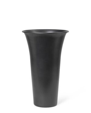 Ferm Living Spun Alu Vase Sort al-home-vaser-skaale