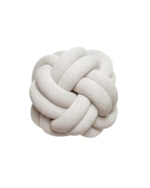 Design House Stockholm Knot Pude Cream al-home-puder-taepper