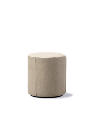 Fredericia Furniture Mono Puf Ø39 Grand Linen Natural al-puffer