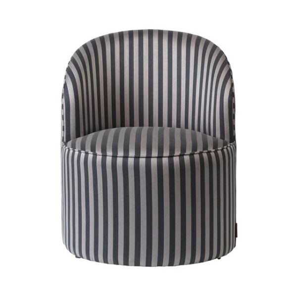 Cozy Living Effie Lænestol Striped Grey al-laenestole