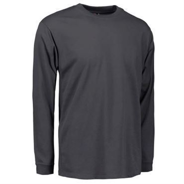 Id Pro Wear T-shirt Med Lange Ærmer 0311 Silver Grey-2xl