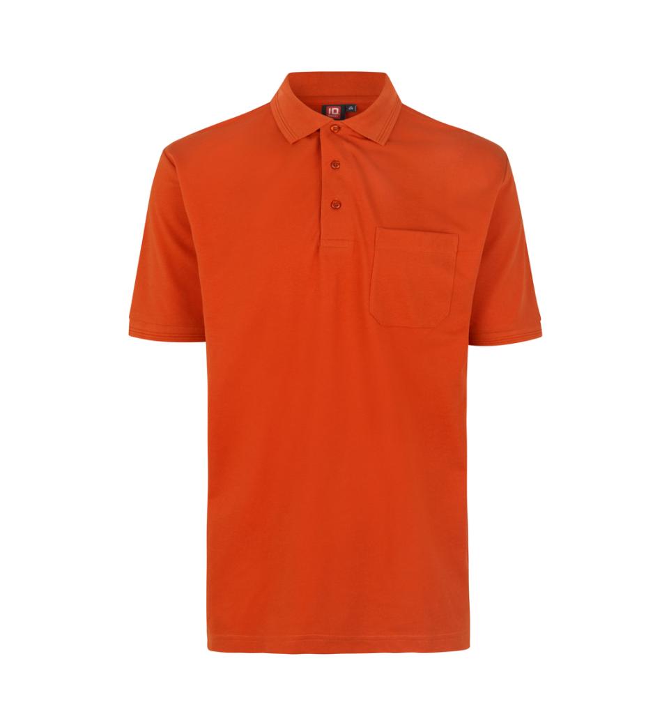 Id Pro Wear Polo Med Brystlomme 0320 Orange