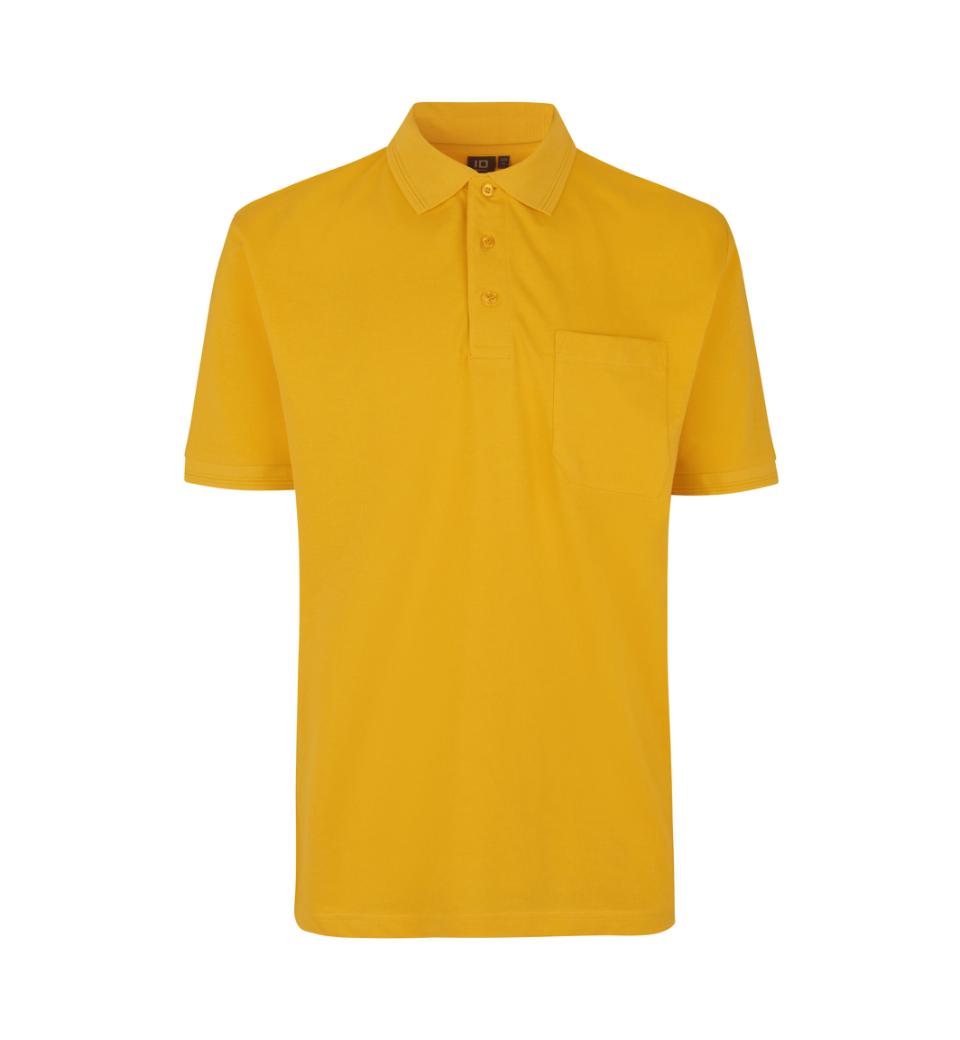 Id Pro Wear Polo Med Brystlomme 0320 Gul
