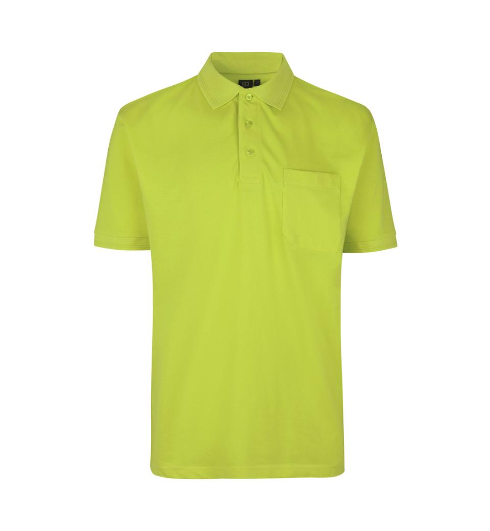 Id Pro Wear Polo Med Brystlomme 0320 Lime
