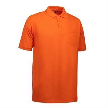Id Pro Wear Polo Med Brystlomme 0320 Orange-3xl