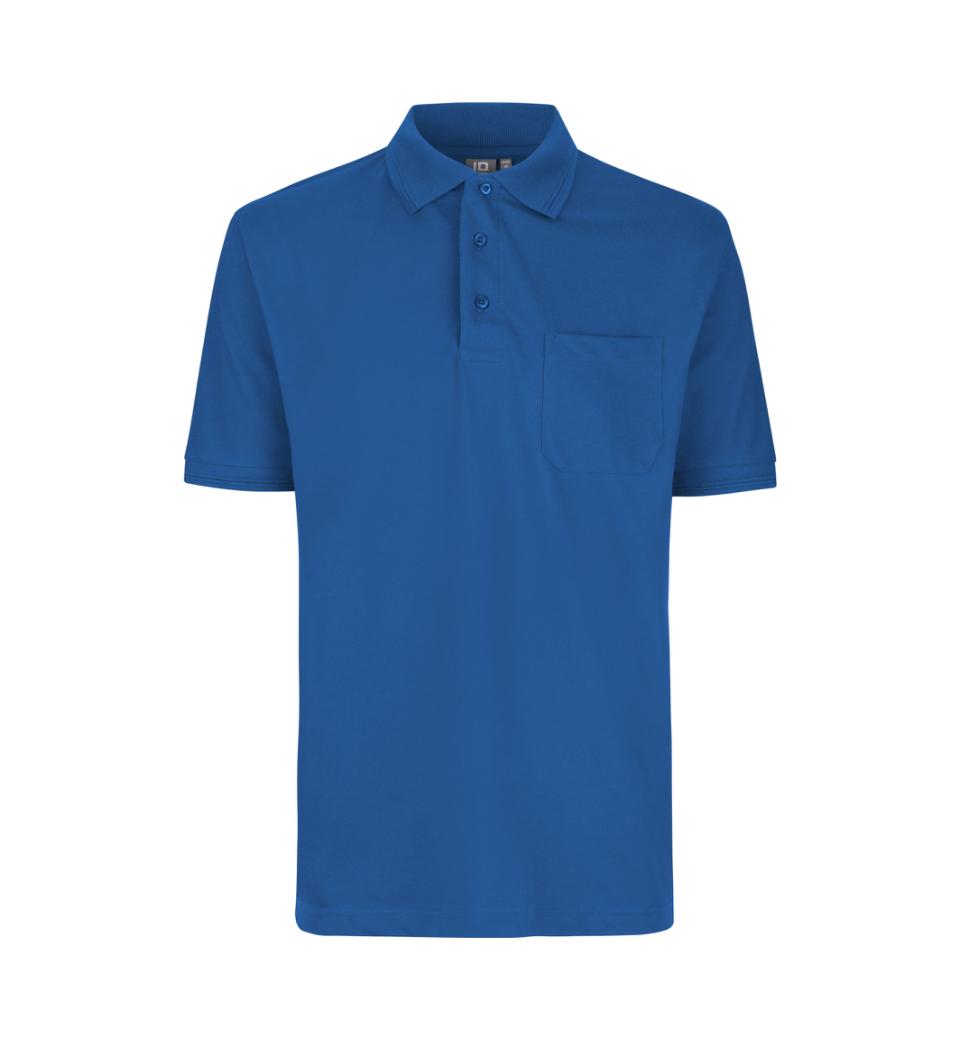Id Pro Wear Polo Med Brystlomme 0320 Azur