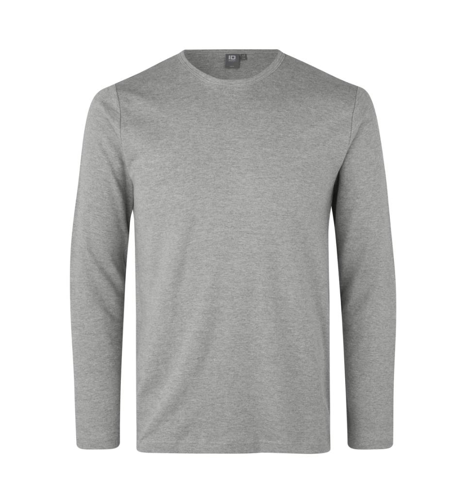 Id Interlock T-shirt 0518 Grå Melange-small