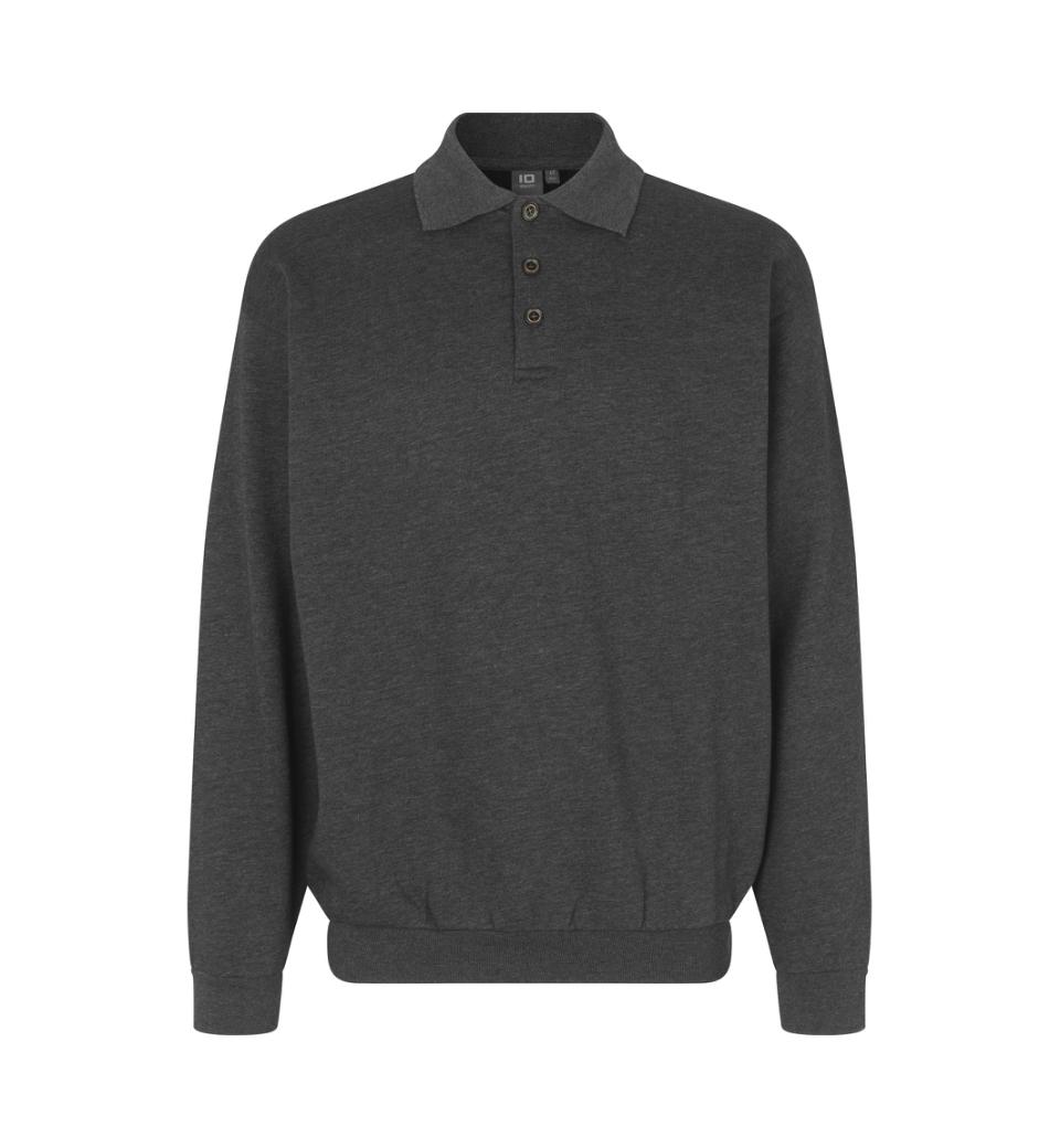 Id Polosweatshirt 0601 Grafit Melange-small