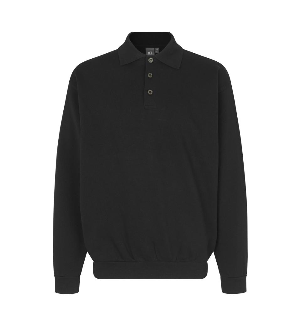 Id Polosweatshirt 0601 Sort-small