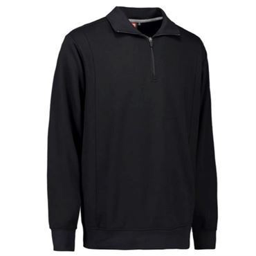 Id Sweatshirt Med Krave 0603 Sort-3xl