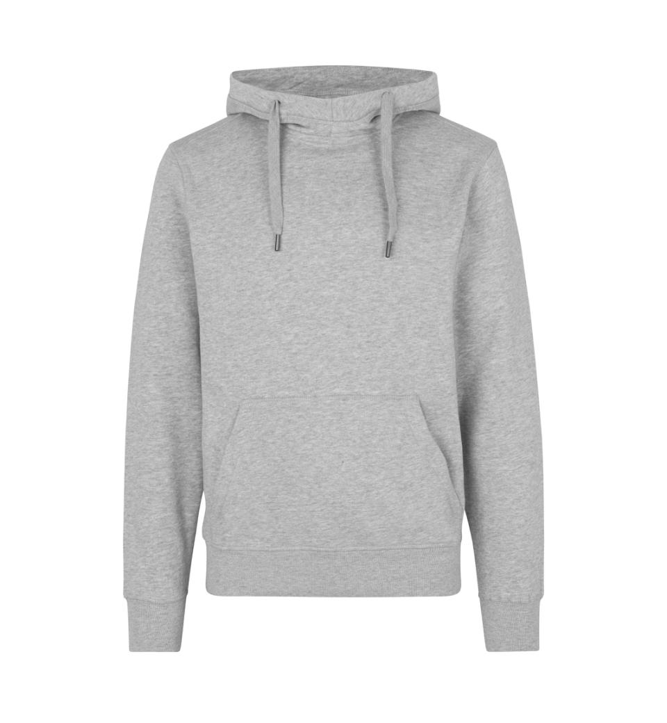 Id Sweatshirt Med Hætte 0636 Grå Melange