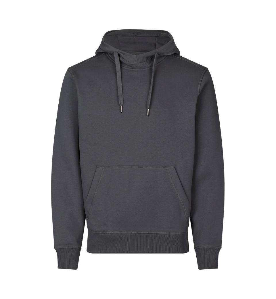 Id Sweatshirt Med Hætte 0636 Koks Grå