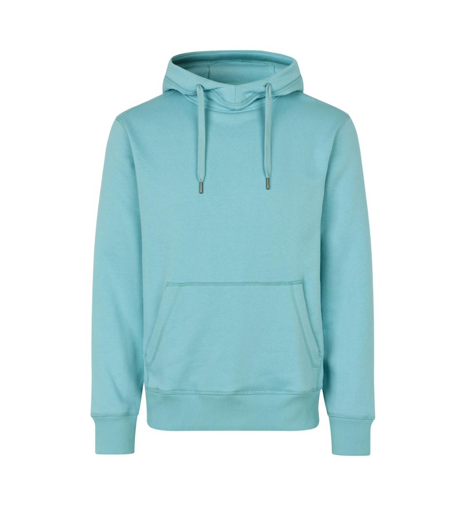 Id Sweatshirt Med Hætte 0636 Støvet Aqua