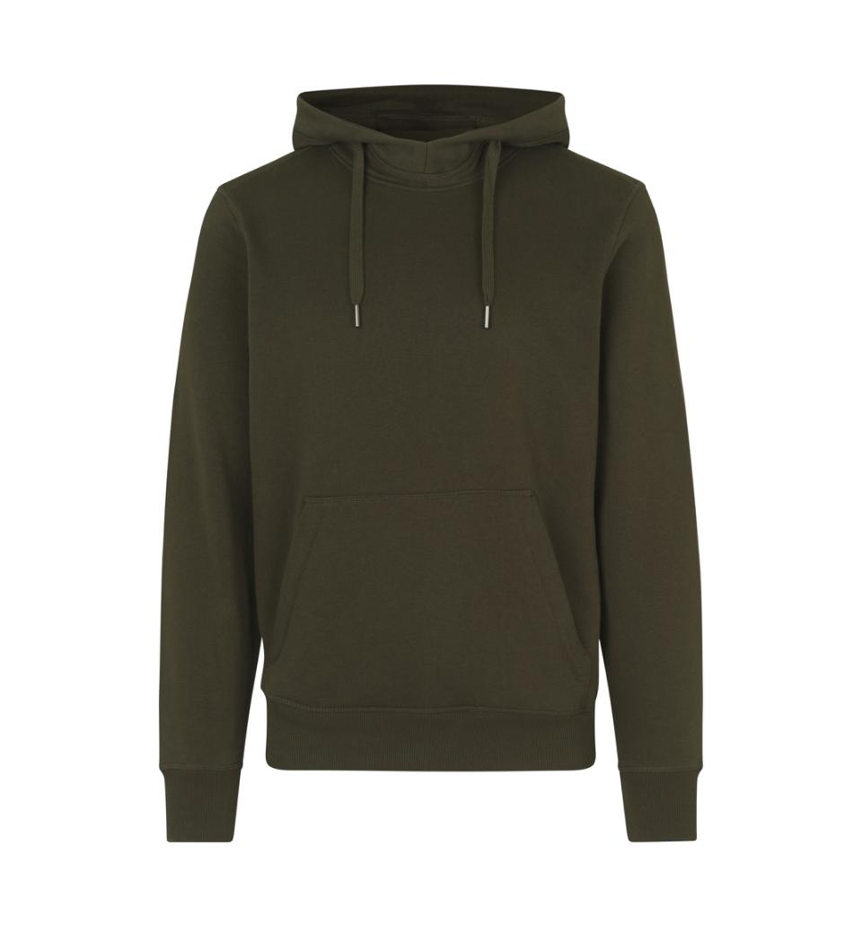 Id Sweatshirt Med Hætte 0636 Oliven