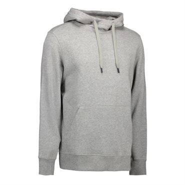 Id Sweatshirt Med Hætte 0636 Grå Melange-large